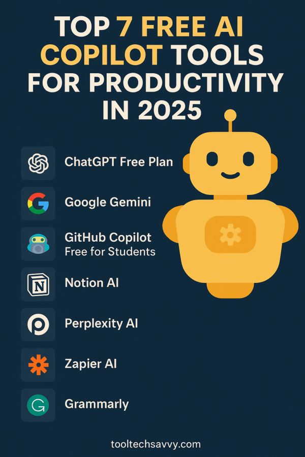 Free AI Copilot Tools for Productivity 2025